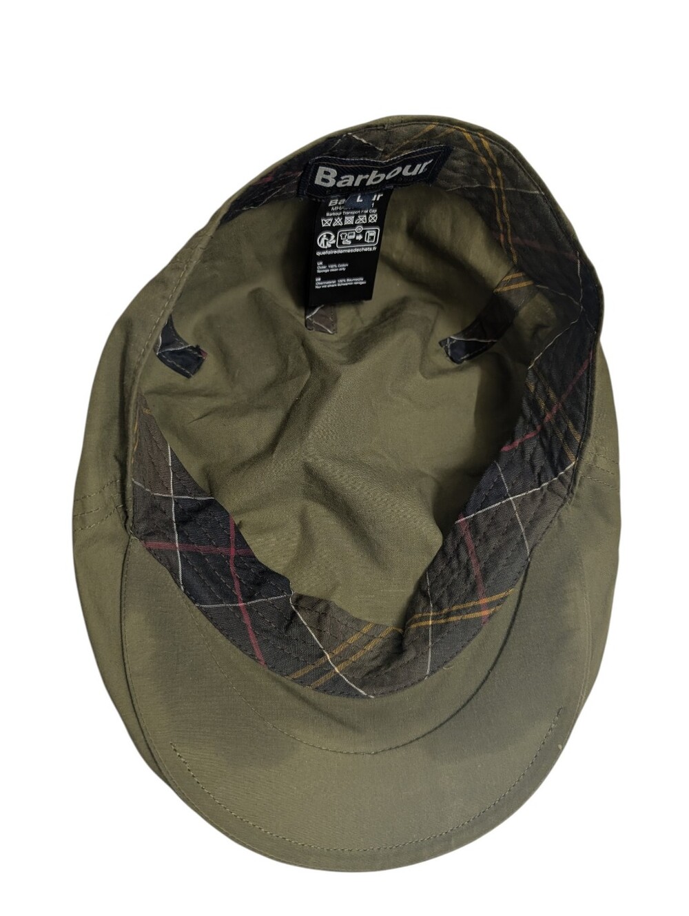 BARBOUR Olive Flat Transport Hat - Picture 2 of 16